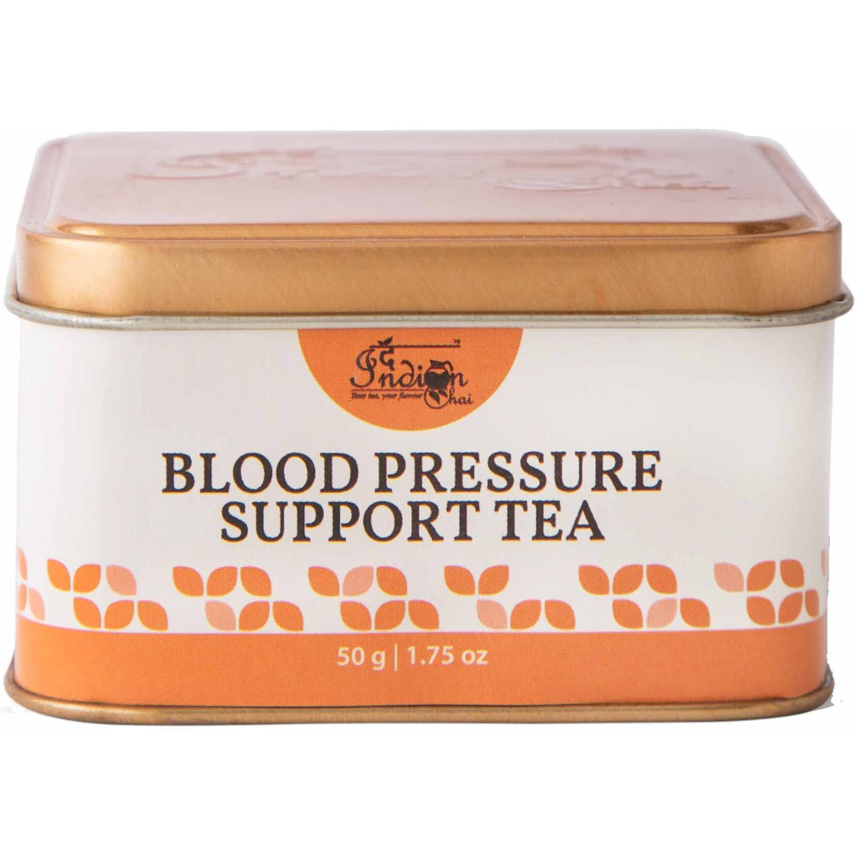 The Indian Chai - Blood Pressure Support Tea 50g with Beetroot, Jatamansi, Burdock Root, Ashwagandha, Juniper berry etc for Cholesterol & Metabolism.