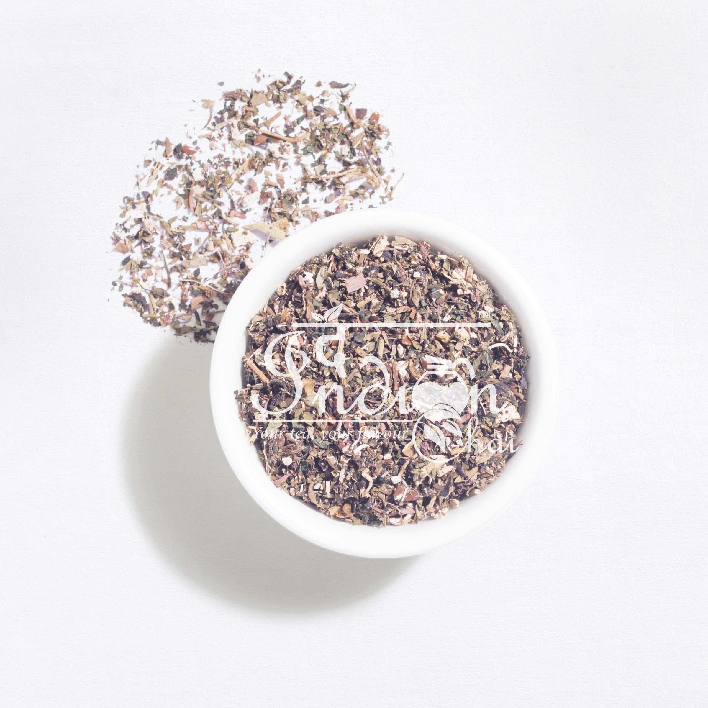 The Indian Chai - Blood Pressure Support Tea 50g with Beetroot, Jatamansi, Burdock Root, Ashwagandha, Juniper berry etc for Cholesterol & Metabolism.