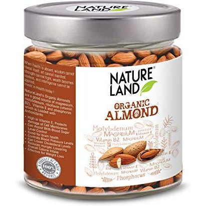 Natureland Organics Almond 250gm, Cashew 200gm