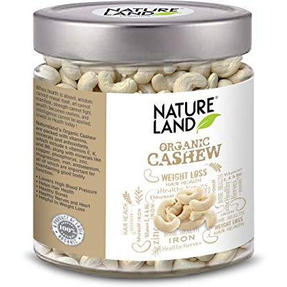 Natureland Organics Almond 250gm, Cashew 200gm
