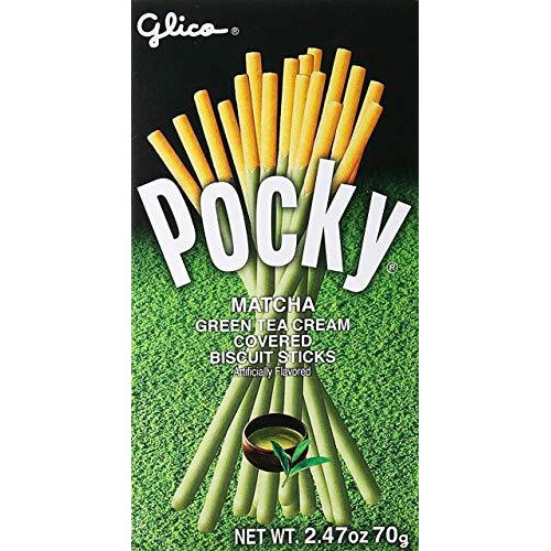 Pocky Glico Combo Pack Matcha Green Tea Flavour and Chocolate Flavour- 47g Each