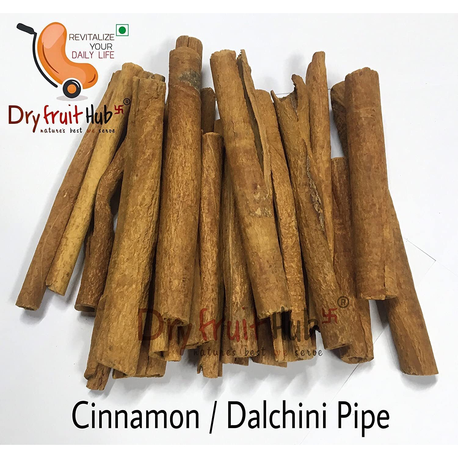 Dry Fruit Hub Cinnamon 250gm dalchini Pipe,Ceylon Cinnamon,dalchini Cinnamon Bark,Whole Cassia (Cinnamon -250gm)