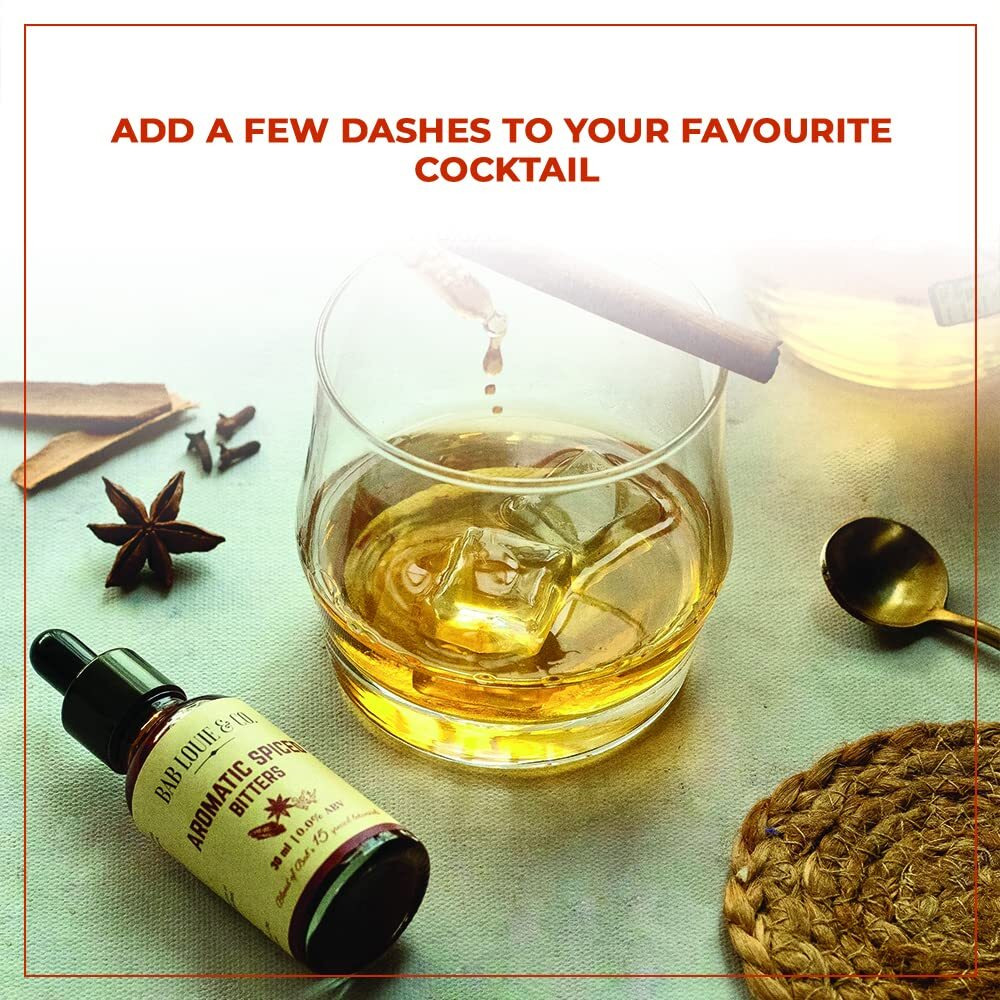 Bab Louie & Co. Cocktail Mixer (Old Fashioned + Aromatic Bitters, Pack of 1)