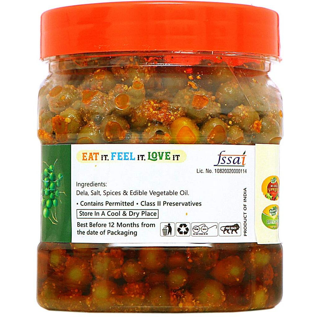 Natural Hub Mothermade Organic Dela Pickle, Teet ka Achaar (Dela, 500 gm)