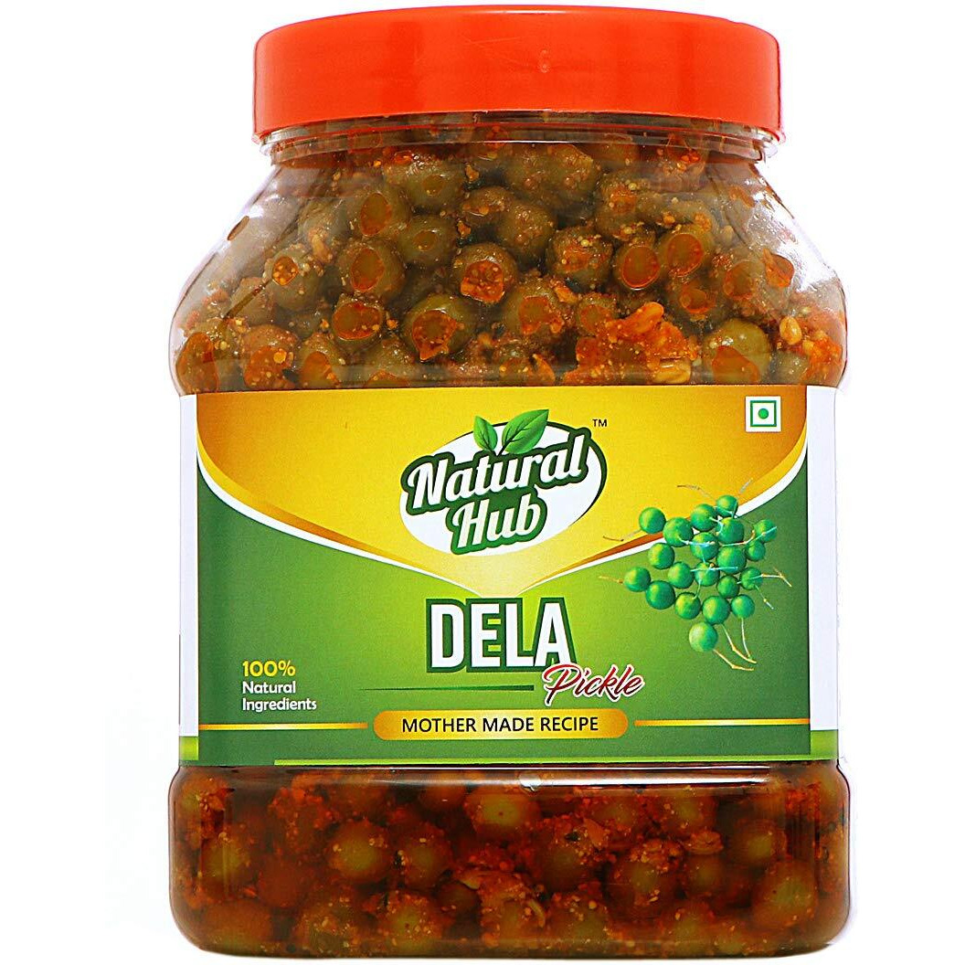 Natural Hub Organic Homemade Dela Pickle, Tenta Ka Achaar (Dela, 1 Kg)
