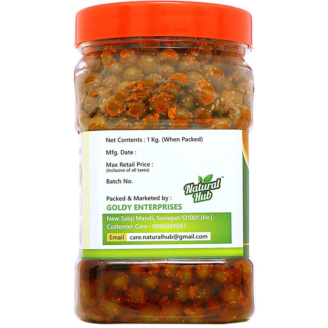 Natural Hub Organic Homemade Dela Pickle, Tenta Ka Achaar (Dela, 1 Kg)