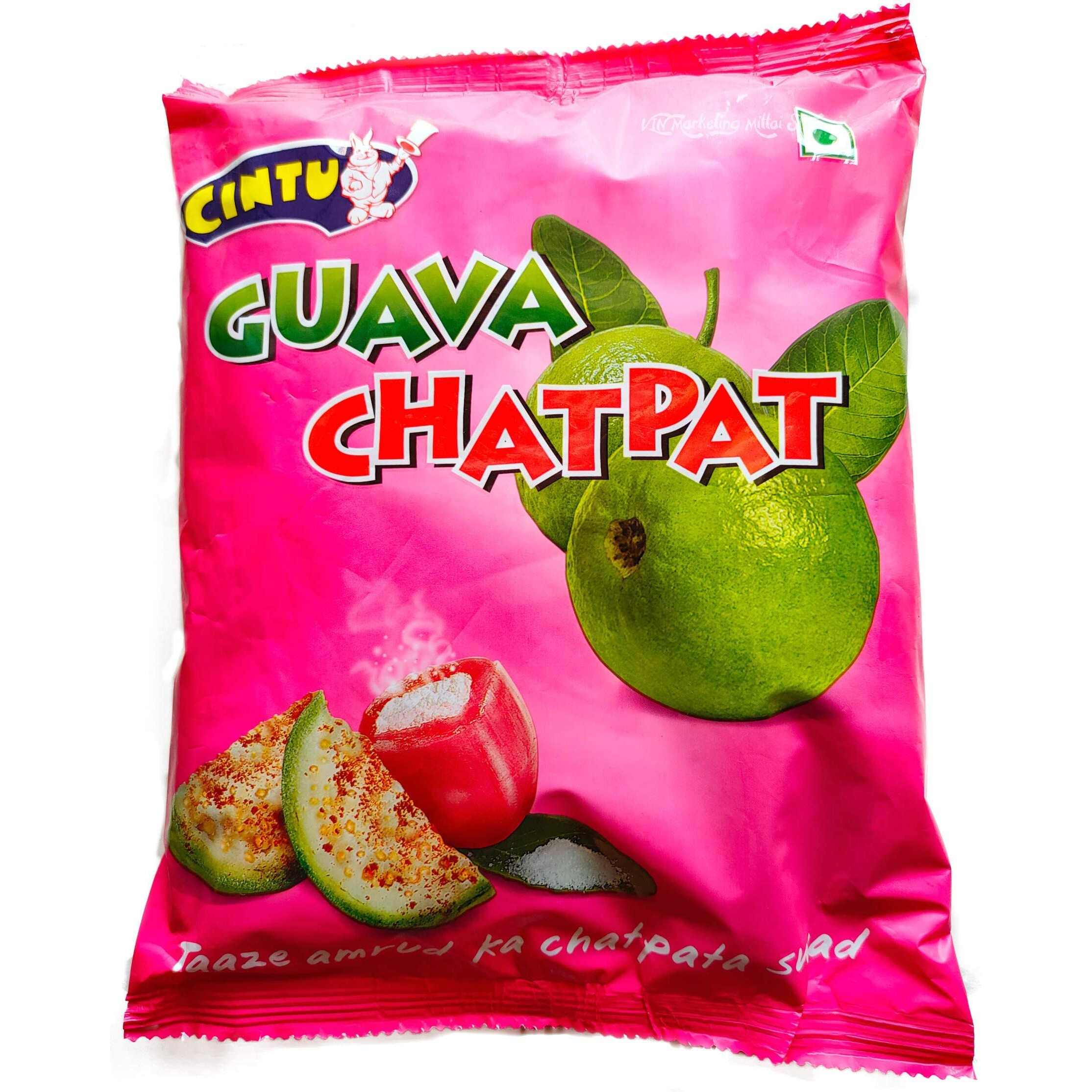 Cintu Guava Chatpat Candy | Pack of 160 Candies + Mango Doubles Centerfilled Candy (BIG) | Pack of 150 Candies