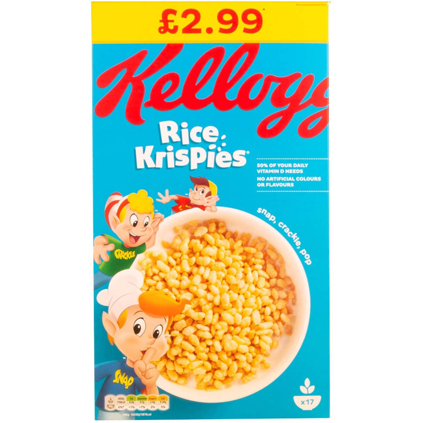 Kelloggs Rice Krispies, 510 G - Rice