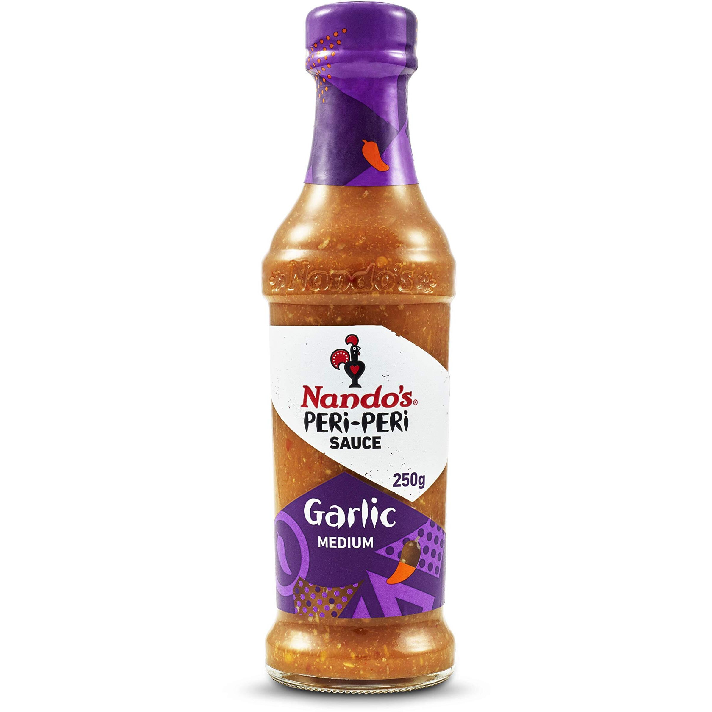 Nandos Peri Peri Chilli Sauce - Garlic, 250Gram, Product Of The Netherlands