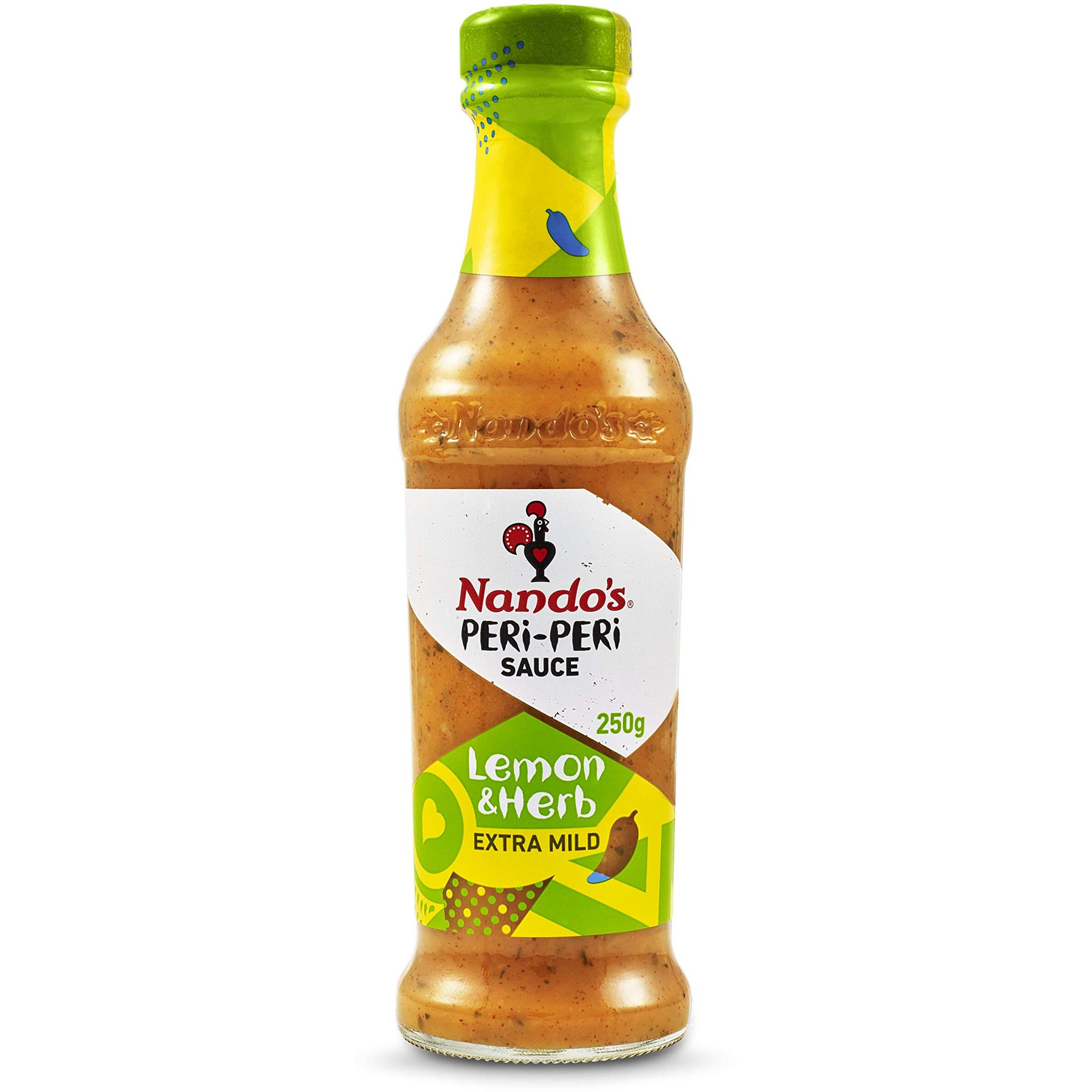 Nandos Peri Peri Chilli Sauce, Lemon and Herb, 250g, Product of The Netherlands