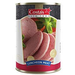 Costas Pork Luncheon Meat 425g (Pack of 4) Canned