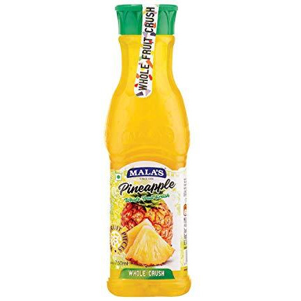Malas, Whole Crush 750ml, Pineapple, 1 count