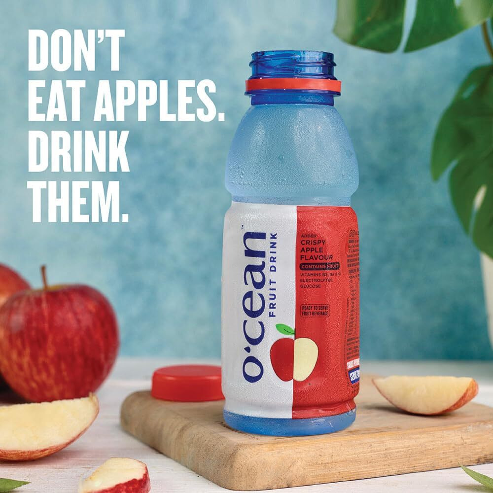 OCEAN Fruit Drink Crispy Apple 250 ML (Pack of 36)