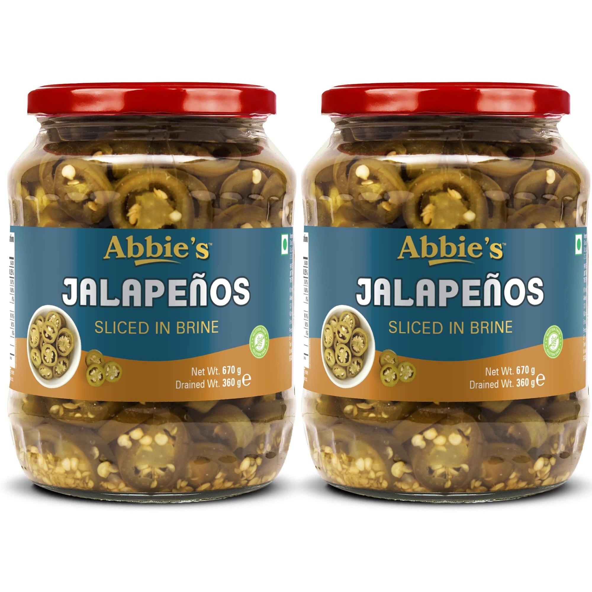 Abbies Jalapeno Slice in Brine 1340 g (670 g X 2 Units)