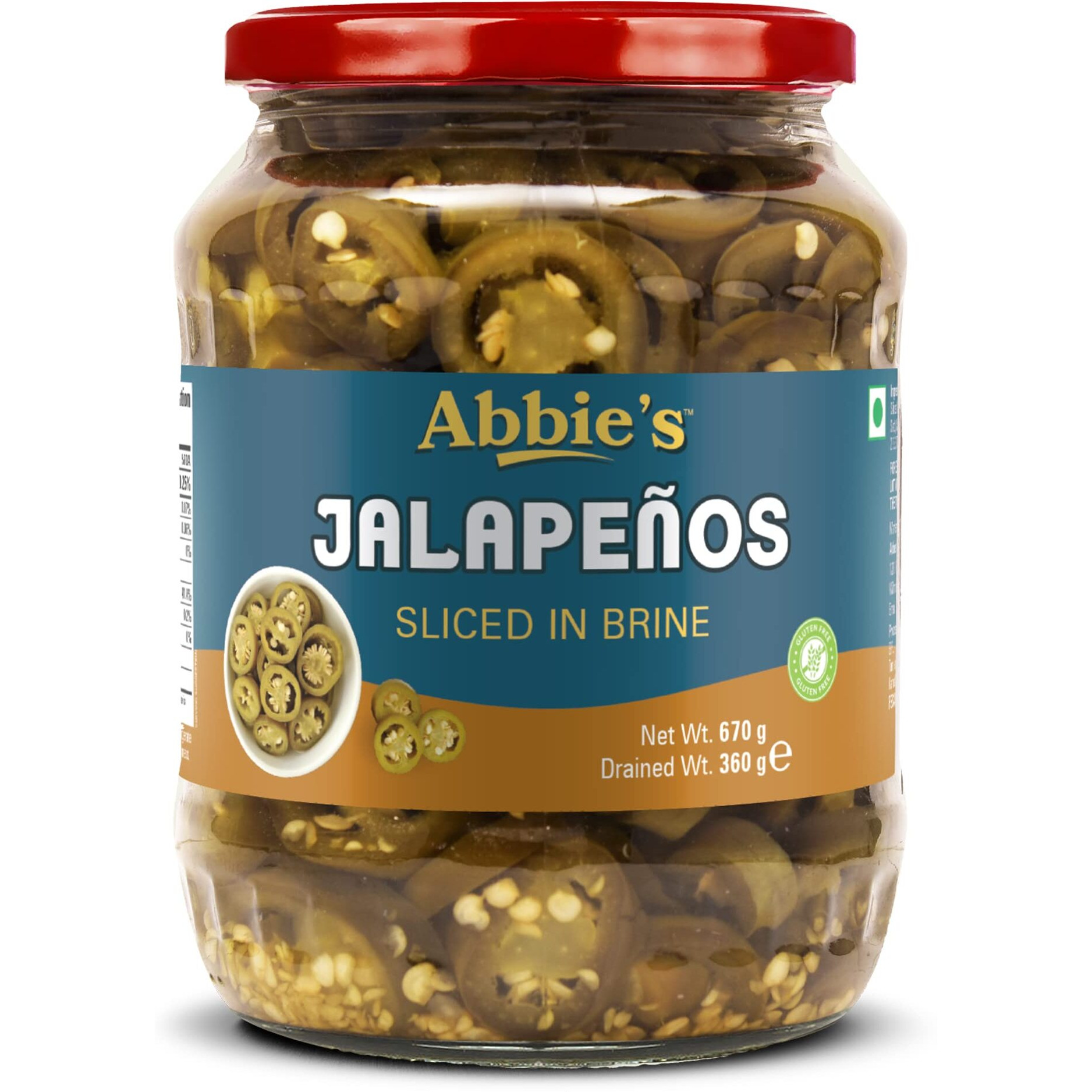 Abbies Jalapeno Slice in Brine 1340 g (670 g X 2 Units)