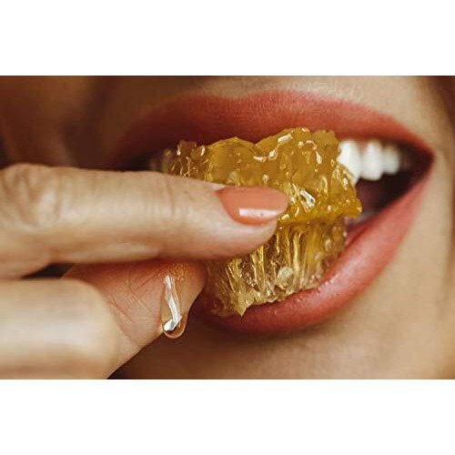 VANTATTVA-NATURES GOODNESS... Raw Organic Honeycomb -4 inch by 3 inch block |Pure Natural |