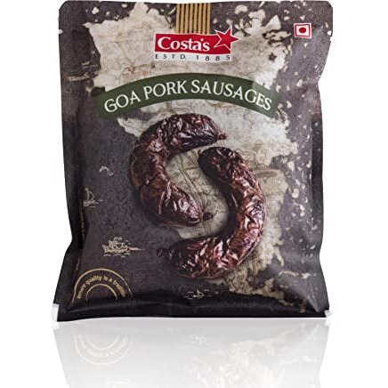 Costas Goa Pork Sausages 200g (Pack of 5) (Vacuum Packed)