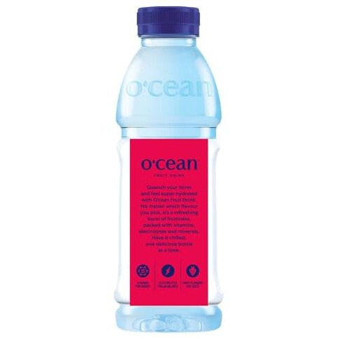 OCEAN Fruit Water Strawberry And Lime (Pack Of 24)