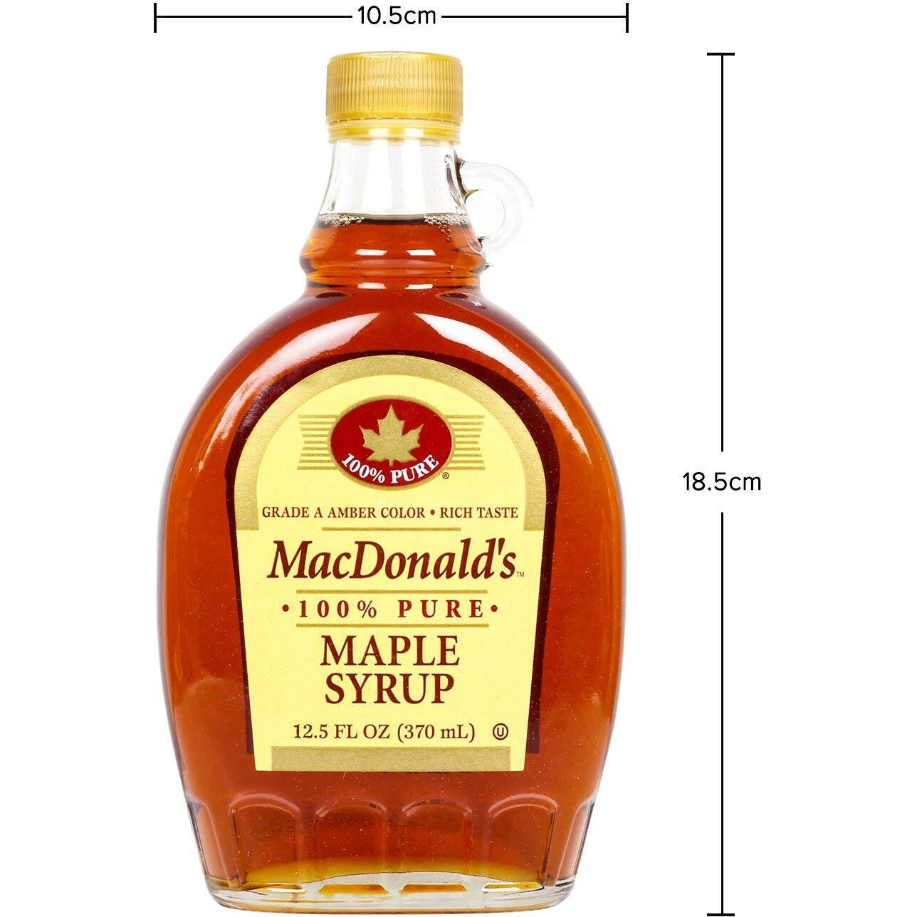MacDonalds Co. Maple Syrup, 370, Liquid, 370 Gram