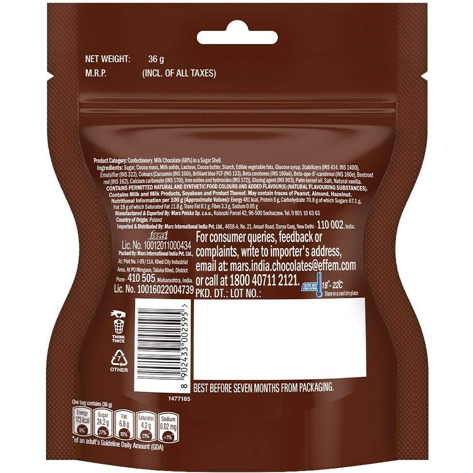 M&Ms Milk Chocolate Candies - 32g (Pack of 12)