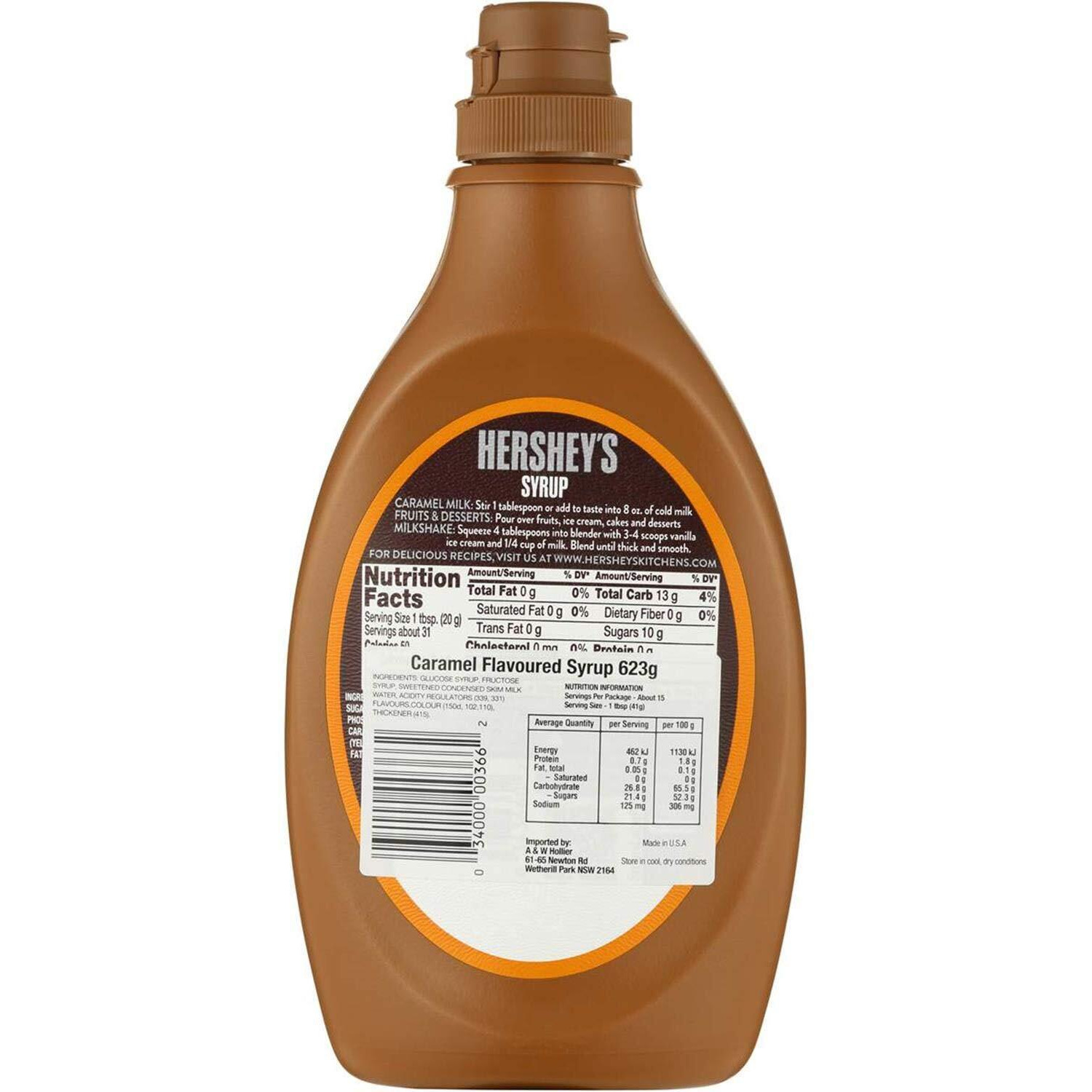 Hersheys Syrup Indulgent Caramel Flavor, 623 g