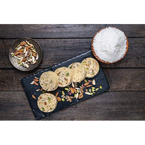 Bhagats Heera Sweets SonRoll Shree Heera Sweets - SonRoll Combo | Coco and Rose Flavoured SonRoll (250Gms Each) Preservatives Free Soft Flaky Sweets Mithai Box For Diwali Sweets Ganesh Chaturthi Rakhi Christmas Holi Valentine | For All Festivals