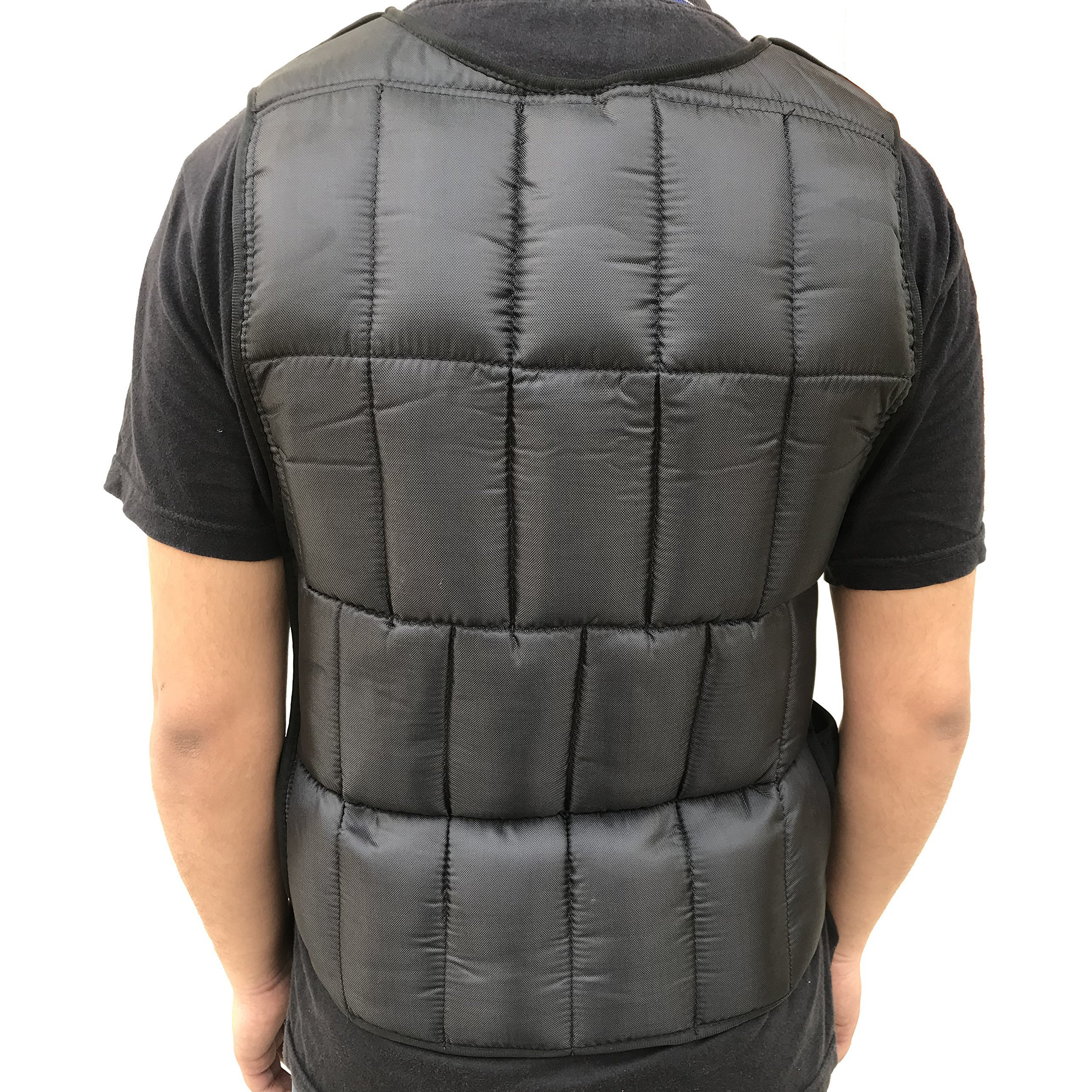 Kobo - CTA-20 CTA-20 Nylon Weighted Vest, Adult 15Kg (Black)