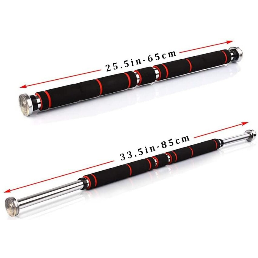 Fashnex Pull up Bar, Chin up Bar for 65cm-85cm Door Way size, Mounts with Screws for Pullups, chinups at Home exercises for Men and Women