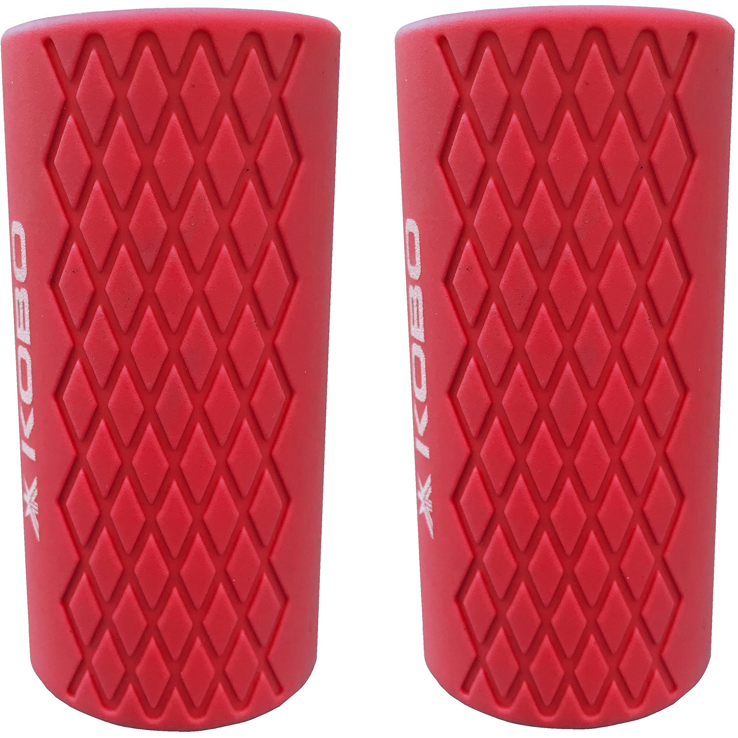Kobo Rubber Thick Bar Dumbbell, Barbell And Kettlebell Grips Bar For Training And Muscle Growth. Strengthen Your Forearm, Biceps, Triceps, Chest. For Crossfit, Strongman Bodybuilding