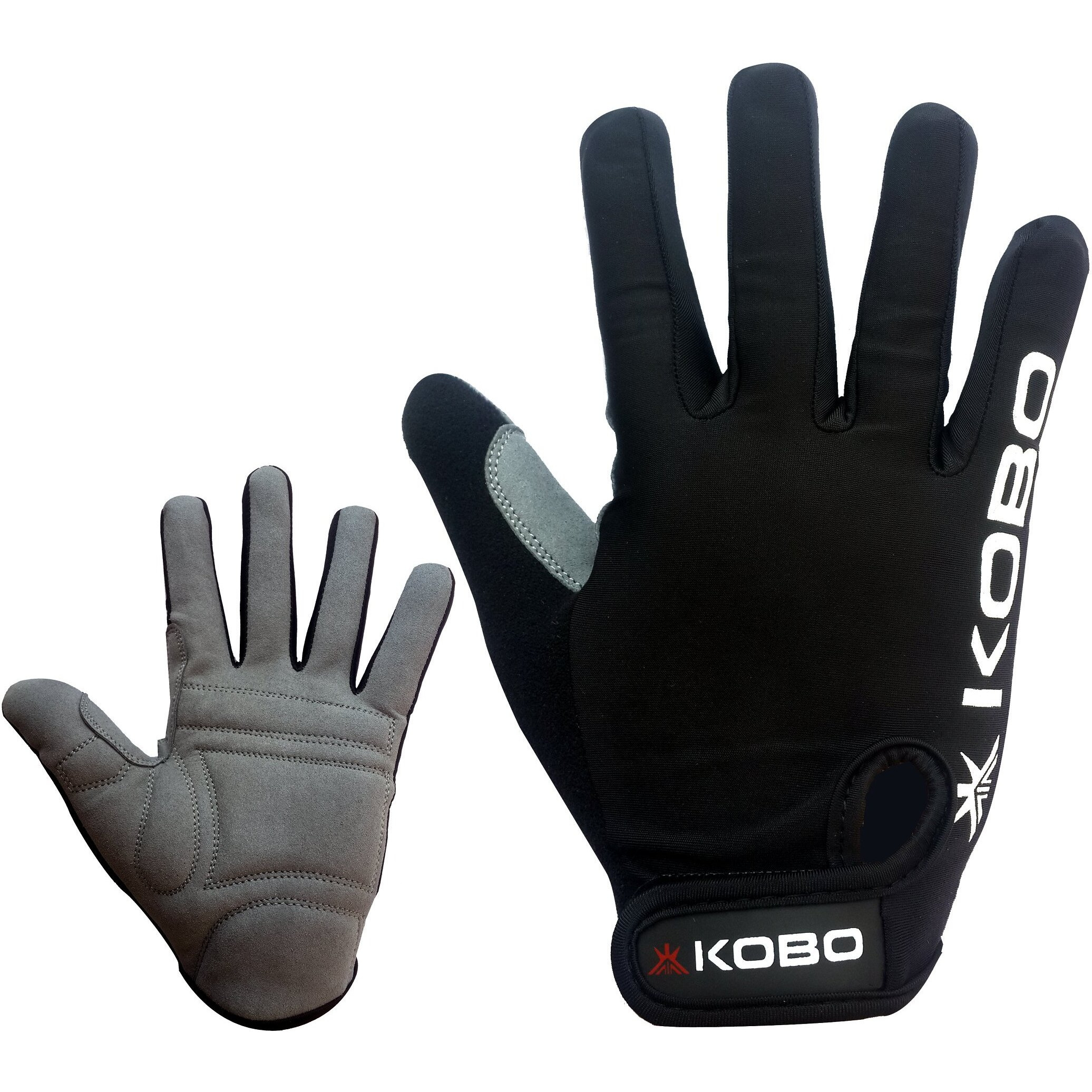 Kobo CTG-04 Lycra-Spandex Gym Gloves, Small (Black)