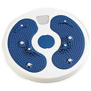 SKYFUN (LABEL) Plastic Tummy Waist Twister Magnetic Disk Hot Sweating Body Shapers Slimming Rotating Machine Ankle Body Aerobic Exercise Reflexology Cincher Girdle Both Direction Rotation-Multi Color