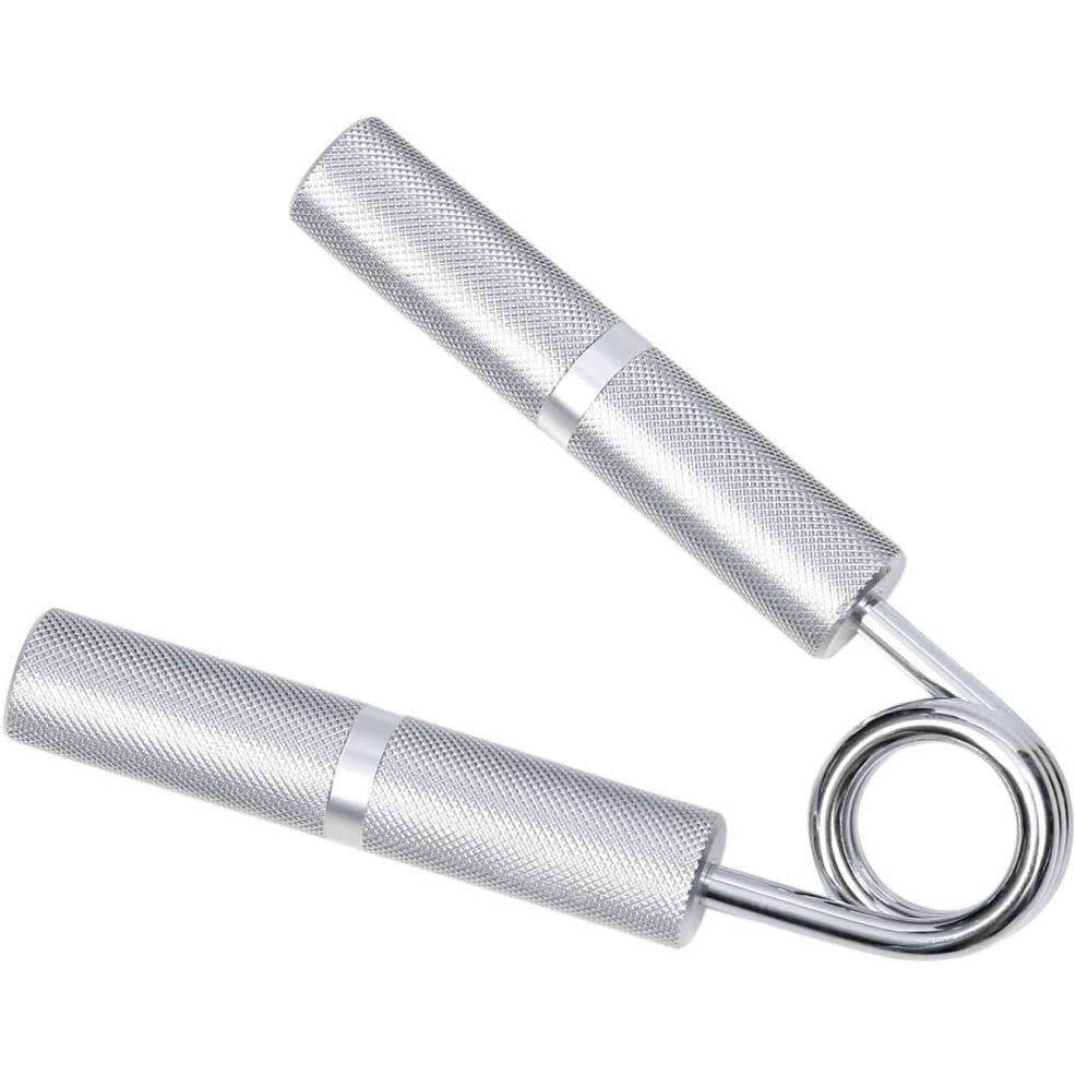 LAFILLETTE 150 lbs Metal Hand Gripper Forearm Wrist Heavy Strength Exercise Hand Grip/Fitness Grip (Silver)