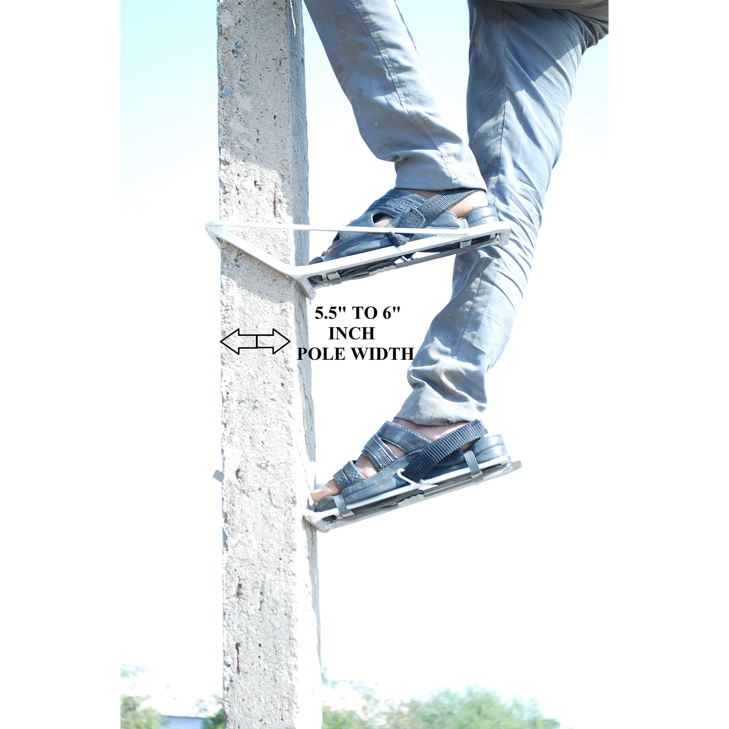 Electrical pole climbing clip 9.1 meter pole