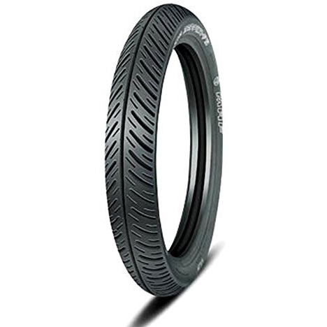 MRF Nylogrip Zapper-FS 80/100 -18 47P Tubeless Bike Tyre, Front