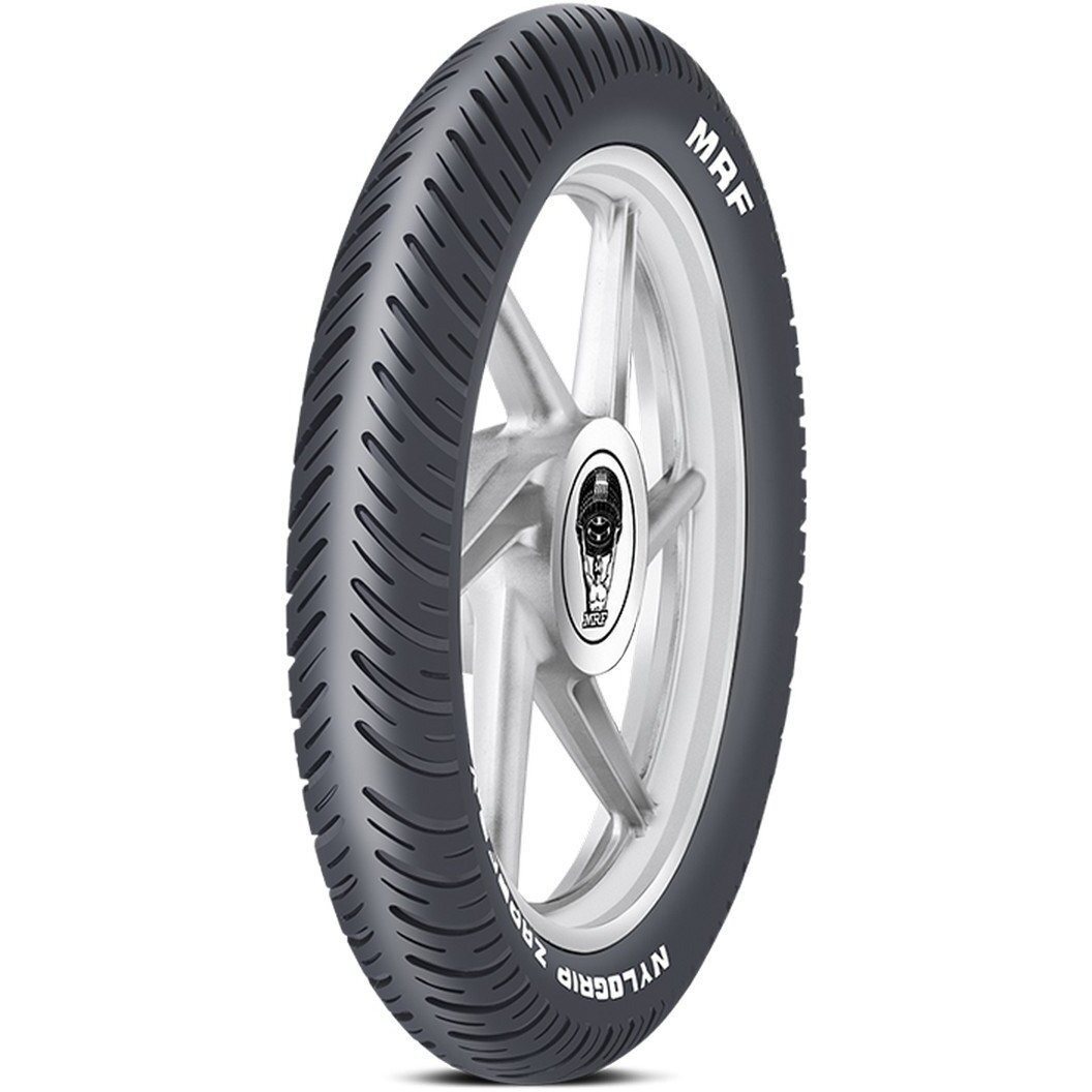 MRF Nylogrip Zapper-Y 130/90-15 66P Tube-Type Bike Tyre, Rear