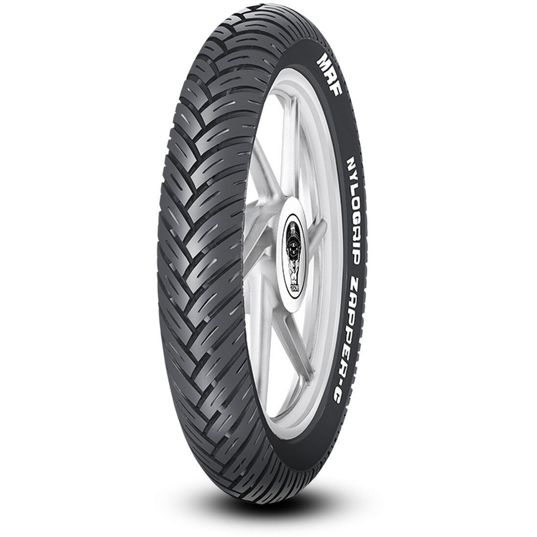 MRF Nylogrip Zapper-C 110/80-17 57P Tubeless Bike Tyre, Rear (SAT15)