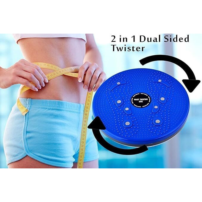 ALN Tummy Twister Abdominal ABS Exerciser Body Toner Fat Buster Oblique Workout Perfect Waist Trimmer Exerciser Home Gym Equipment for Men and Women(Multicolor)