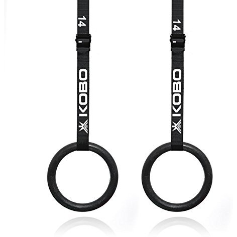 Kobo CTA-21 Nylon Gymnastic Roaman Ring (Black)