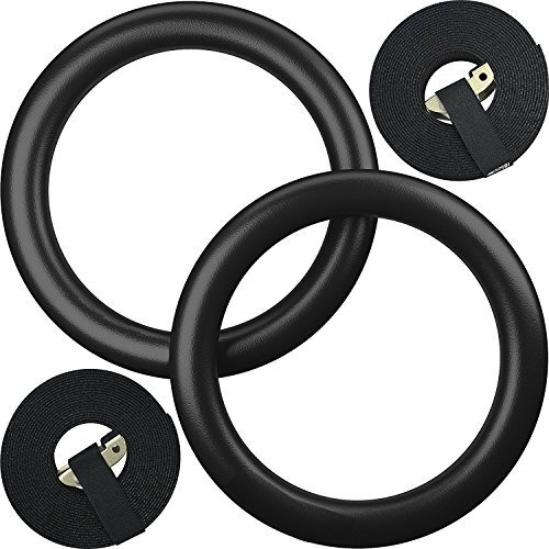Kobo CTA-21 Nylon Gymnastic Roaman Ring (Black)