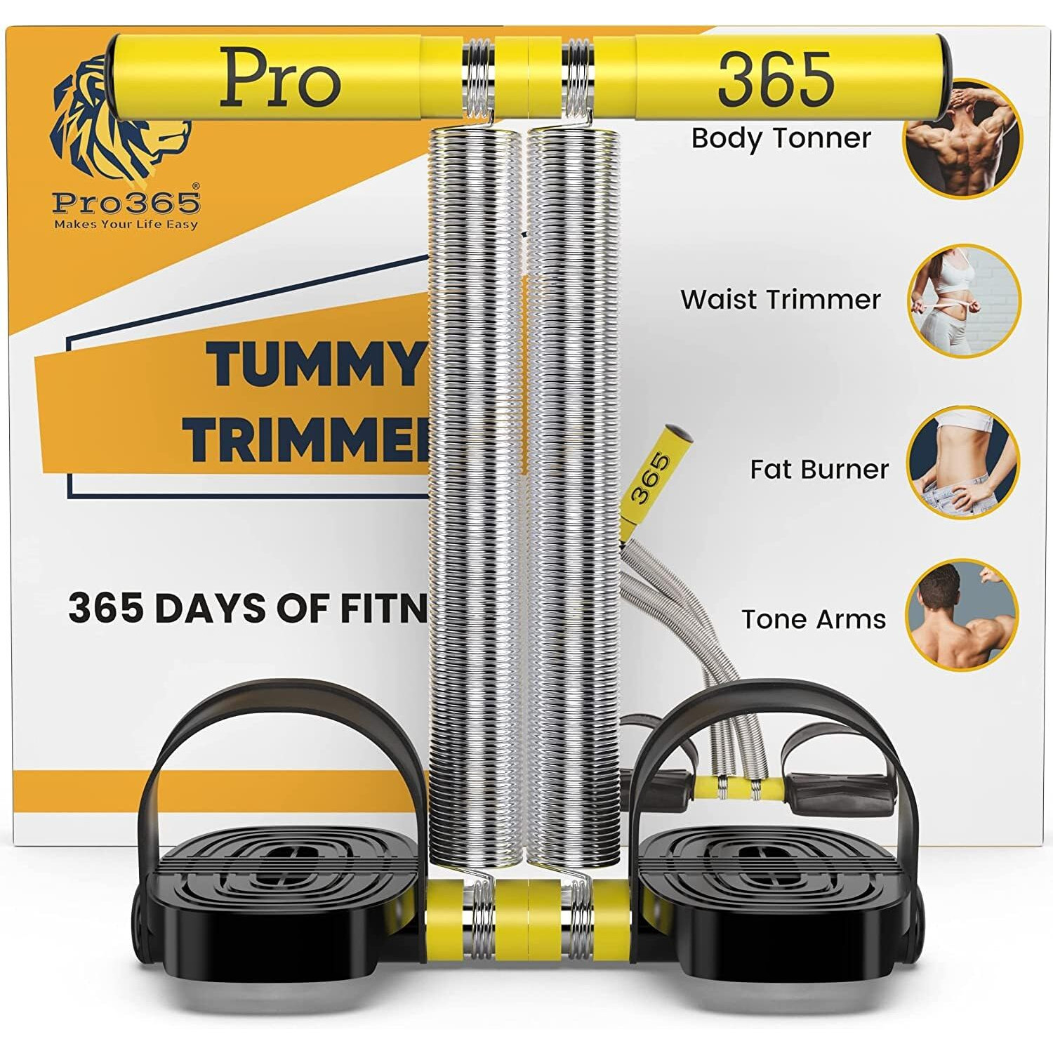 PRO365 Waist Disc Acupressure With Magnets Reflexology Slimming Abdominal With Tummy Trimmer Combo Ab Exerciser