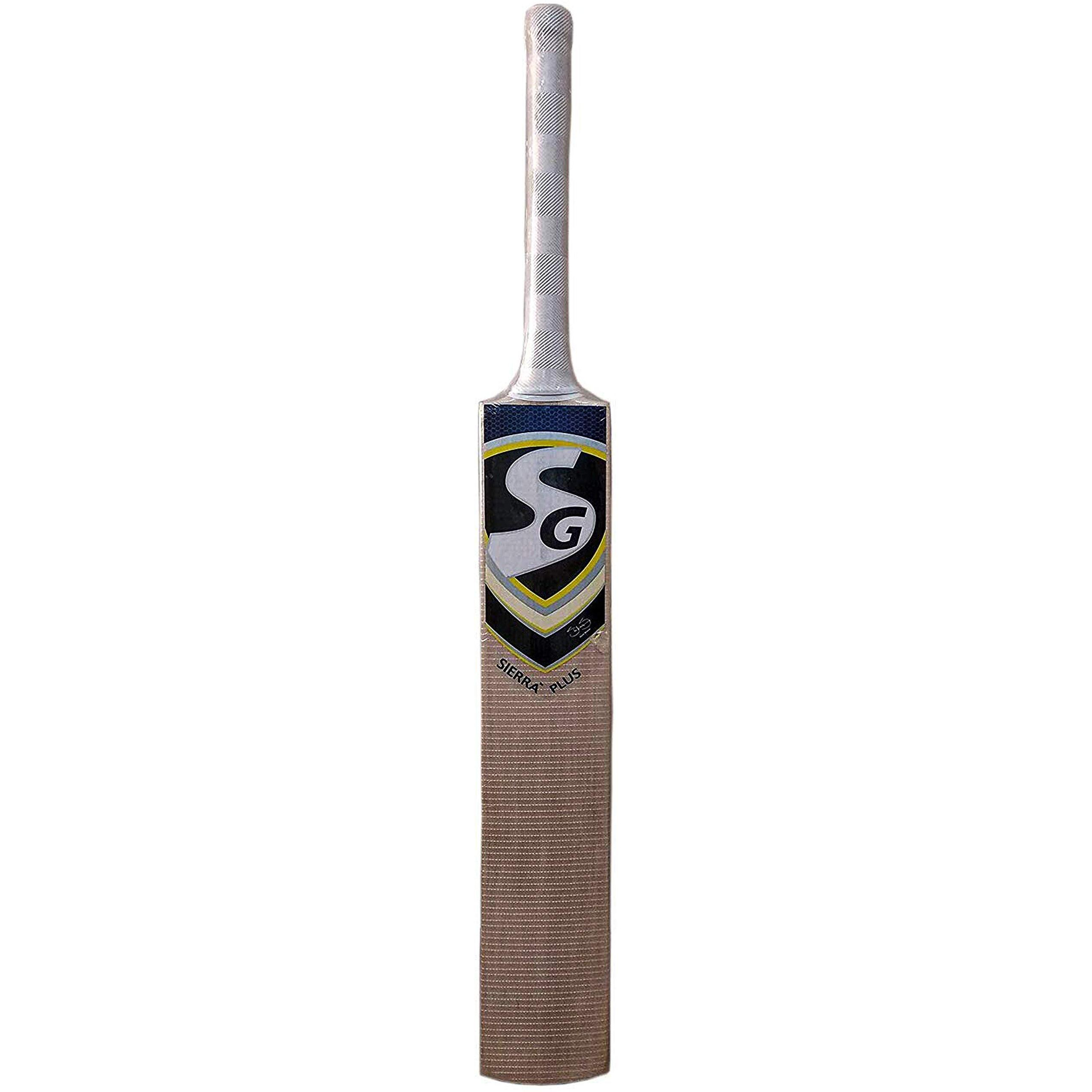 SG Sierra Plus Kashmir Willow Cricket Bat ( Size Size 5,Leather Ball )