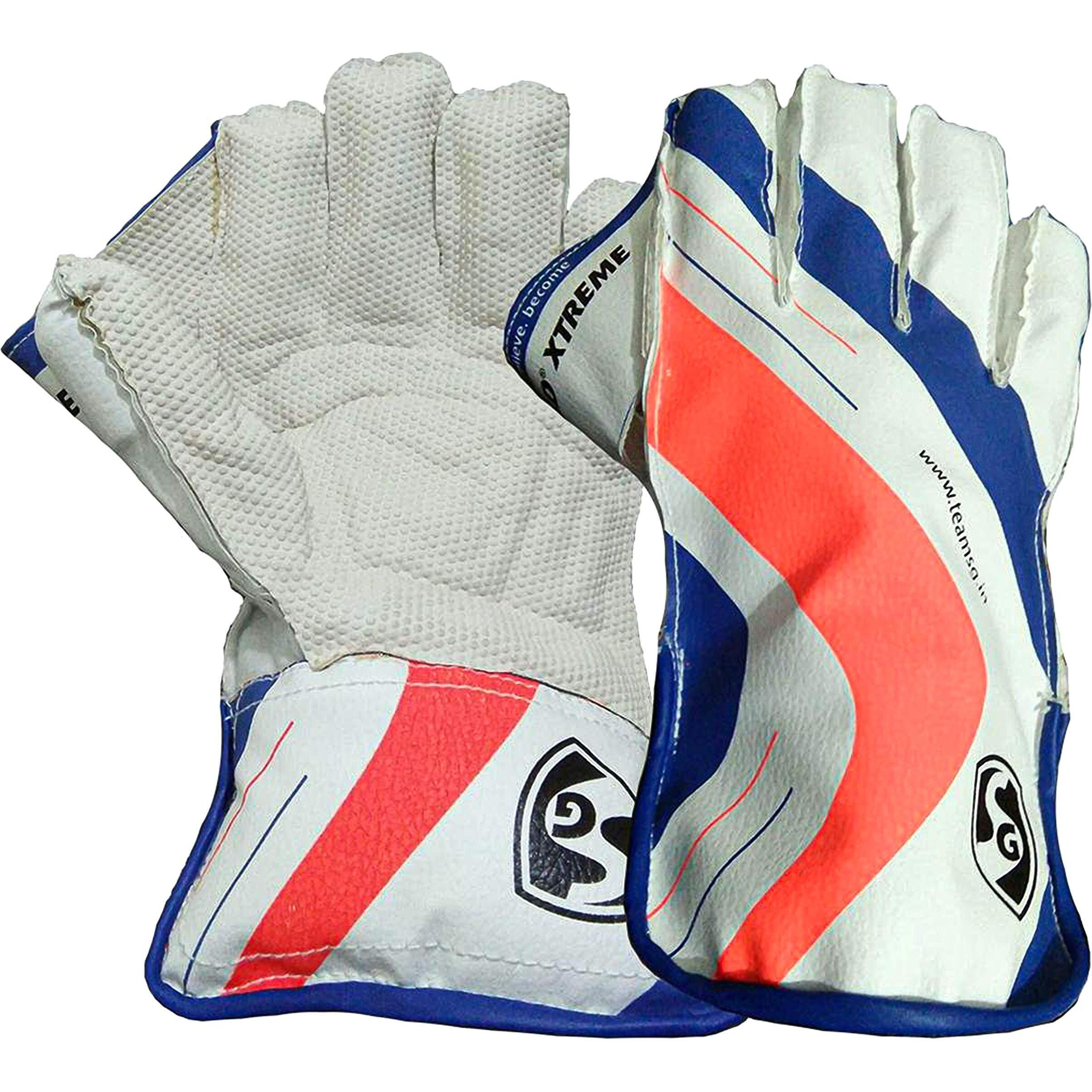 SG RSD Xtreme Wicket Keeping Gloves, Adult (Colour May Vary), Polyvinyl Chloride & Rubber, Cricket