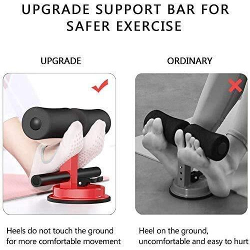 ZIVIK Sit-ups Assistant Abdominal Device, Upgraded Fitness Equipment Muscle Exercise Portable Sit Up Bar with Foam Padded for Floor 3 Positions for Abs Home Workout(Multi Color)