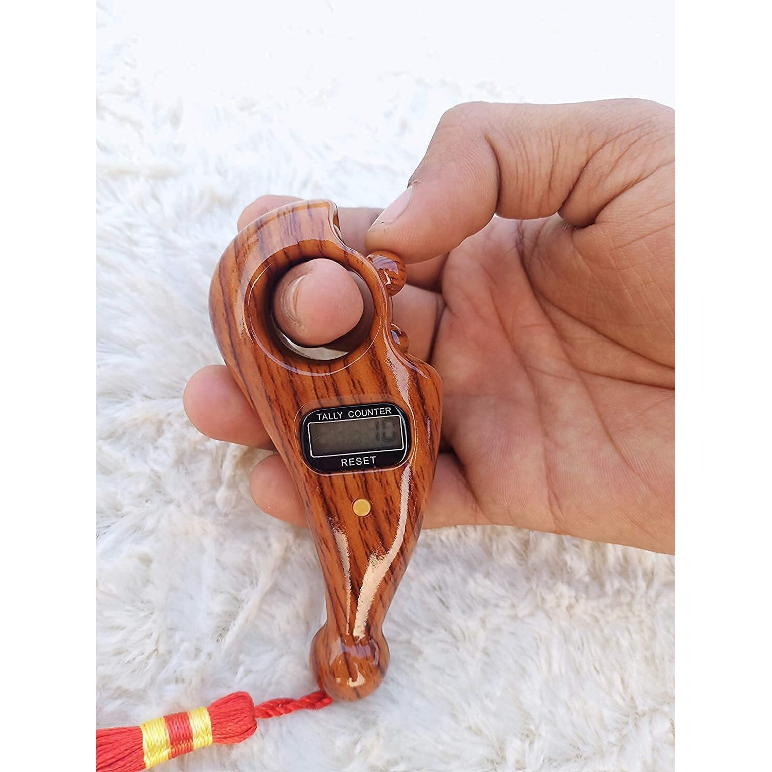 DIYASHI Manual Hand Finger Digital Counting Machine Misbaha Tasbeeh Counter for Prayer Islamic Beads Muslim Tasbih Rotating Tally Number Clicker Mini Counter in Various Counting Purpose - 1Pcs