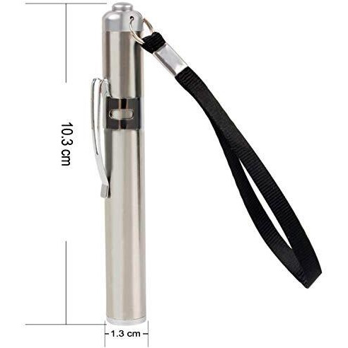 Magicwand Round Moon Shaped Light Steel Torch with Convex CREE Led