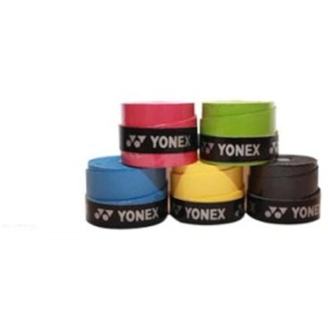 YONEX AC 102EX Badminton Grips - Pack of 5 (Assorted Color)
