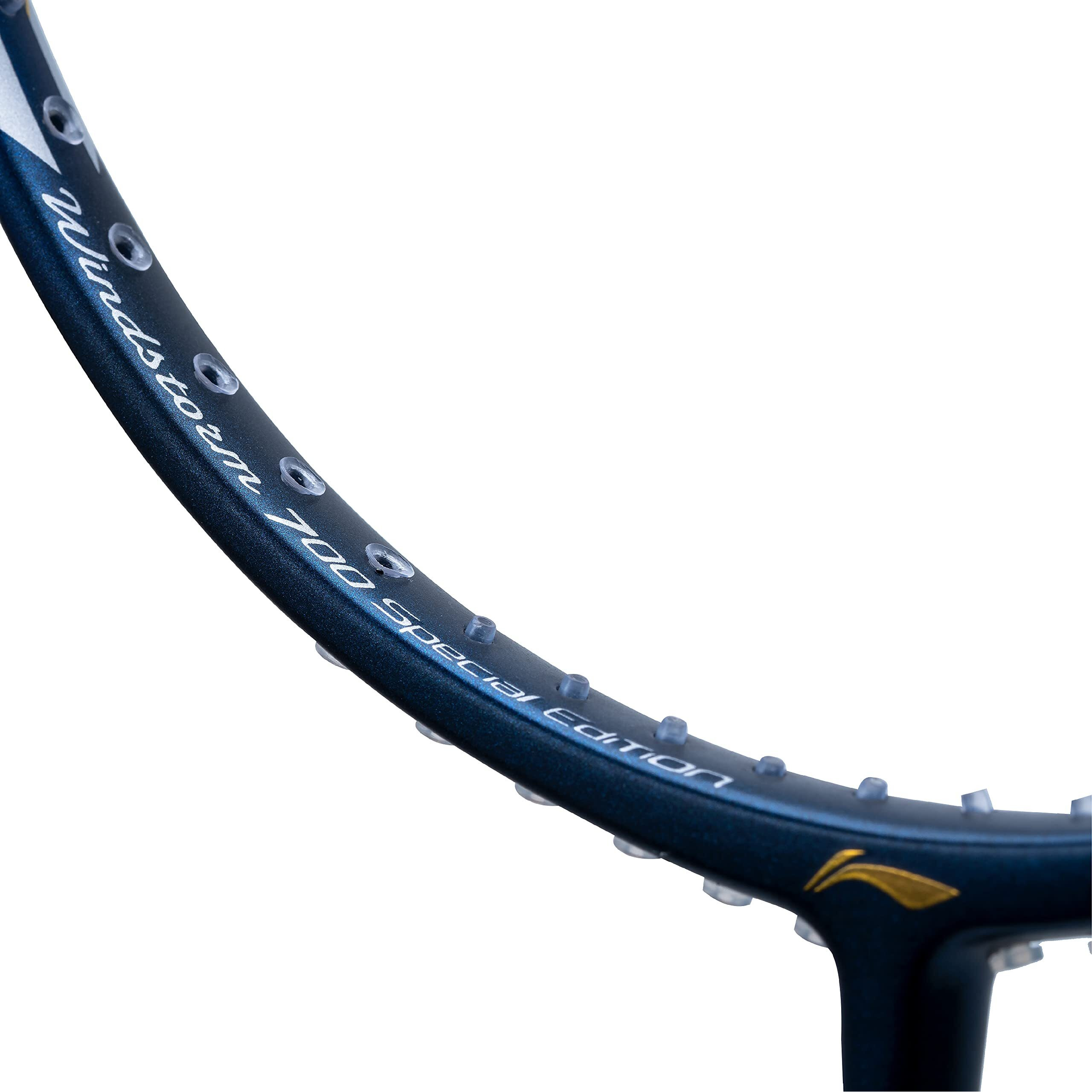LI-NING WINDSTORM 700 SPECIAL EDITION BADMINTON UNSTRUNG CARBON FIBER RACKET (BLACK/GREY)