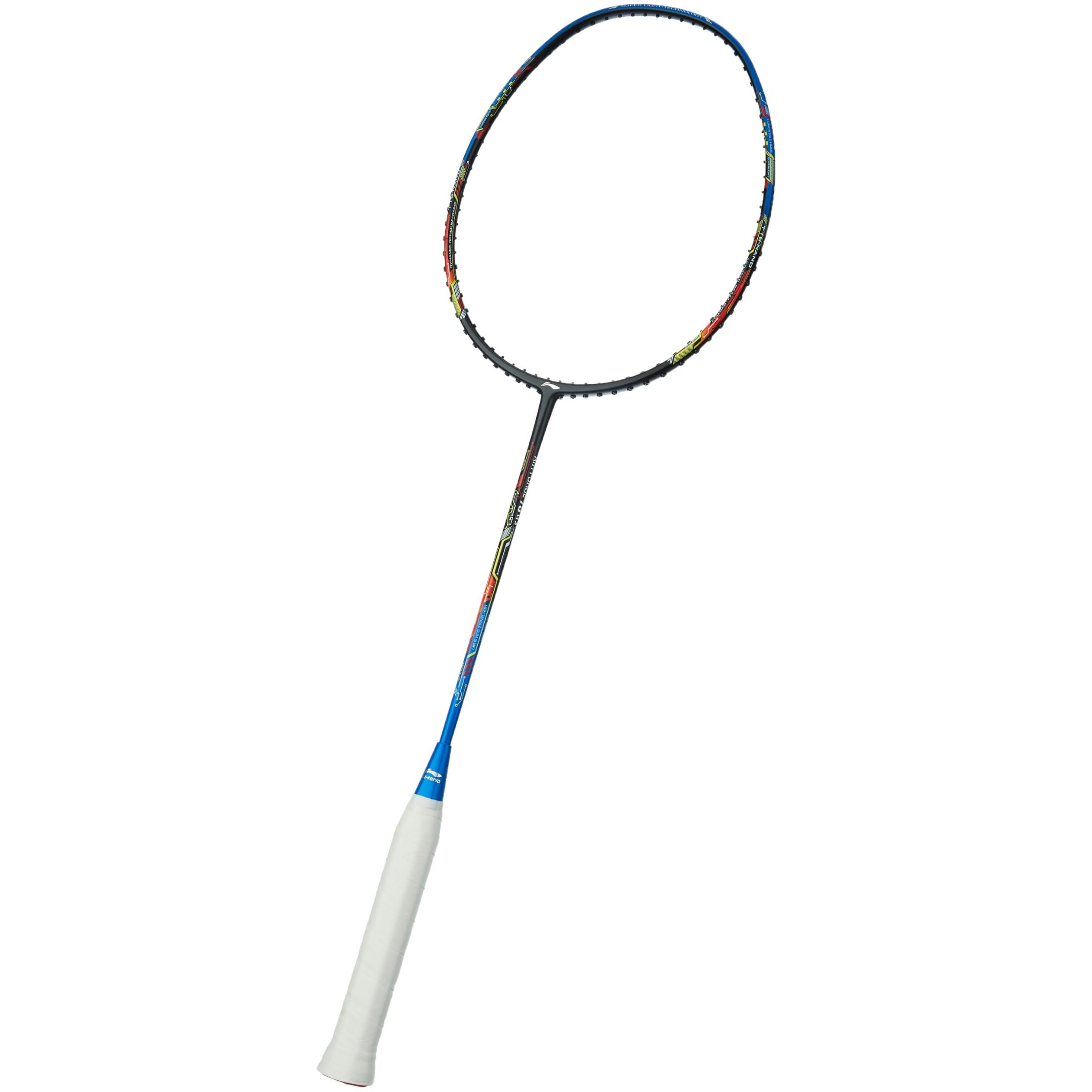 Li-ning Air-Force 79 G3 Carbon Fibre Unstrung Badminton Racket with Full Cover (79g, Black/Blue/Red)