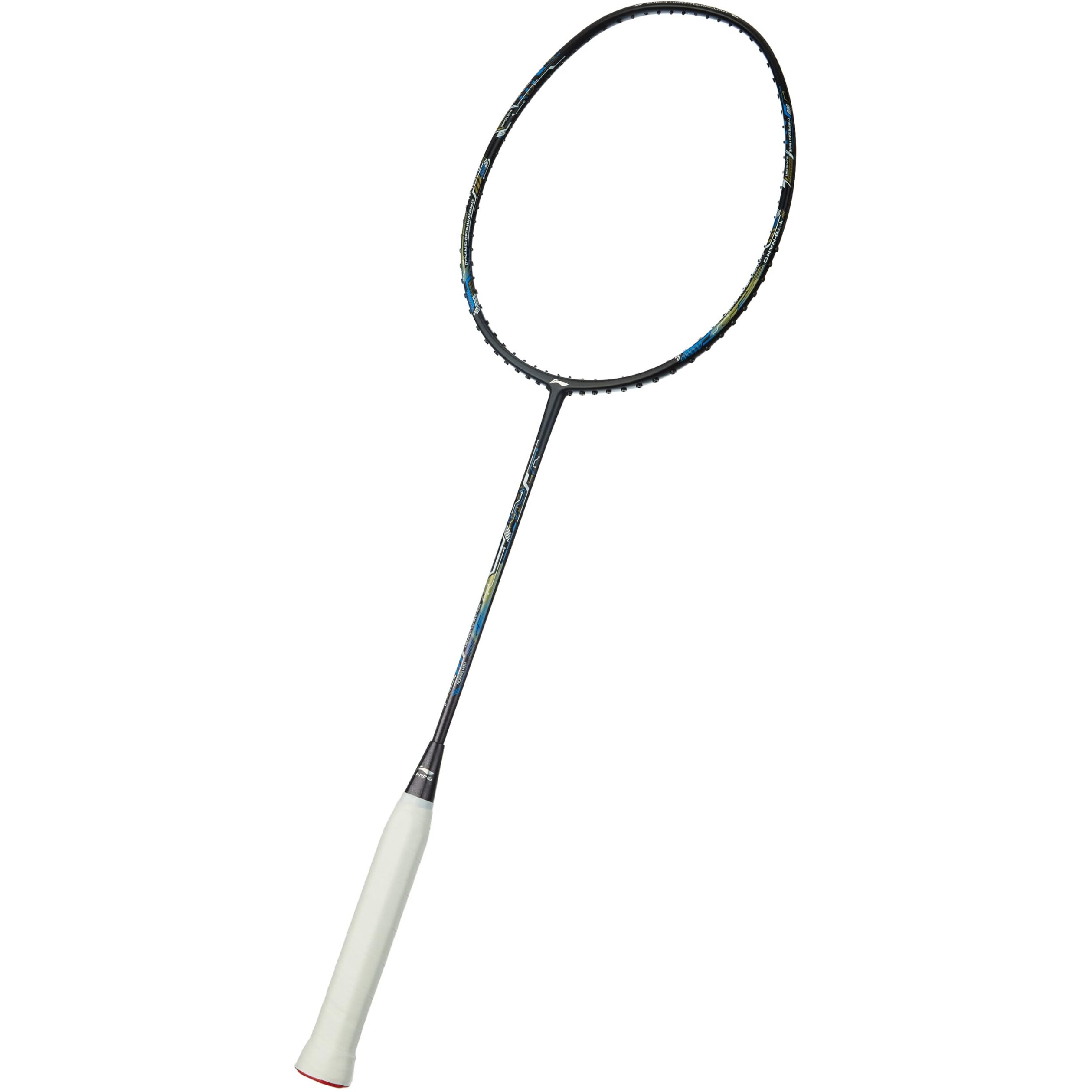 Li-ning Air-Force 80 G3 Carbon Fibre Unstrung Badminton Racket with Full Cover (80g, Black/Charcoal/Gold)
