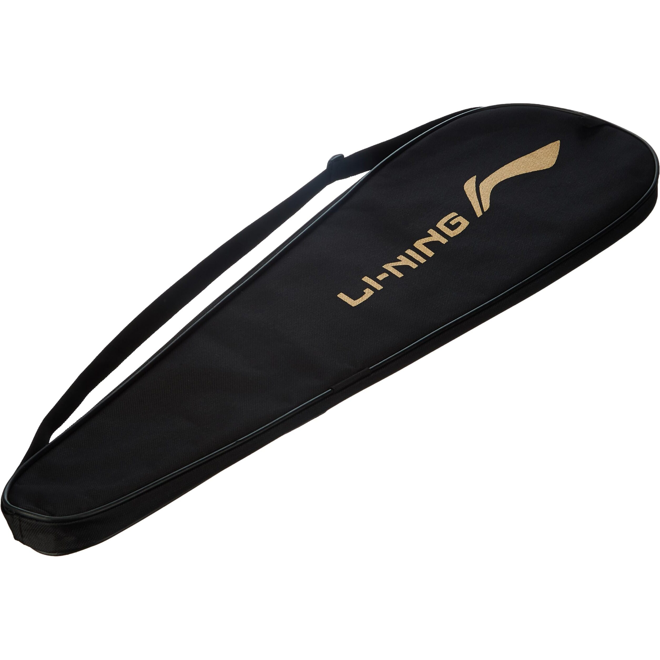 Li-ning Air-Force 80 G3 Carbon Fibre Unstrung Badminton Racket with Full Cover (80g, Black/Charcoal/Gold)